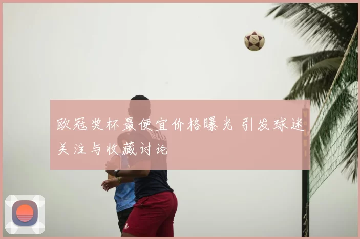 欧冠奖杯最便宜价格曝光 引发球迷关注与收藏讨论
