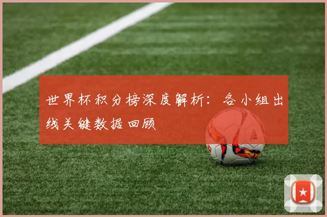 世界杯积分榜深度解析：各小组出线关键数据回顾
